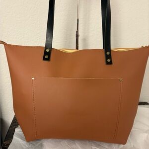 Portland Leather Sunkissed Tote with Pouch